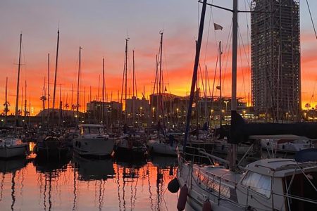 Private sunset sailing experience,  2h-Barcelona