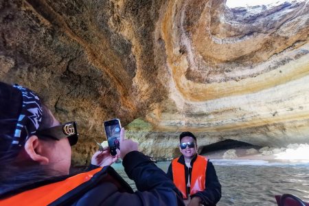 Algarve full-day private tour from Lisbon with boat trip to visit Benagil caves