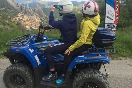 Quad tour of the Lucanian Dolomites