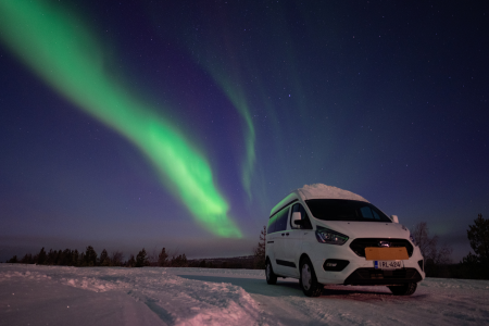 Aurora Hunting by Minivan