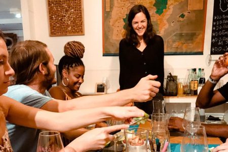 Interactive sangria class