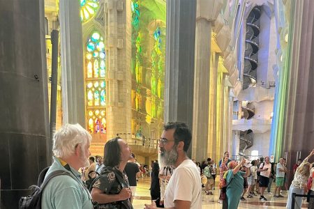 Lights and Shadows of the Sagrada Familia With Ticket And Guide