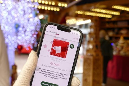 Unusual track game on Christmas markets in Rennes