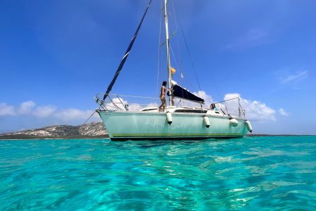 Full day excursion on a sailboat to Asinara from Stintino