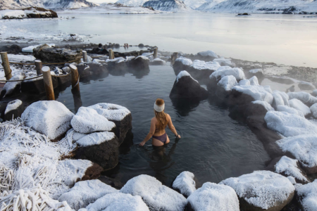 PRIVATE Glymur Waterfall Hike & Hvammsvík Nature Baths