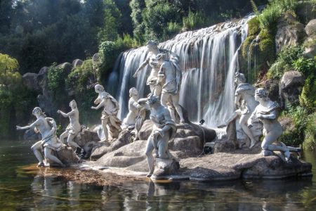 Tour of the Royal Palace of Caserta and afternoon shopping from Naples