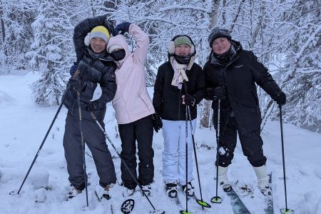 Forest skiing trip for beginners 3h