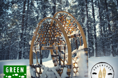 Easy adventure on traditional wooden snowshoes 3h