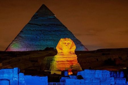 Sound and light Show at the Pyramids With Pick up