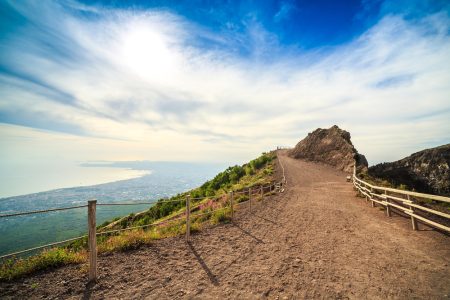 Half day excursion to Mt Vesuvius with wine tasting and lunch from Naples