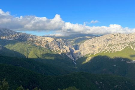 From Urzulei: trekking in the Gorropu canyon