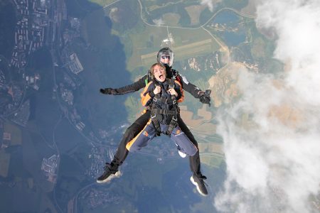 Tandem Skydiving Adventure in Prague