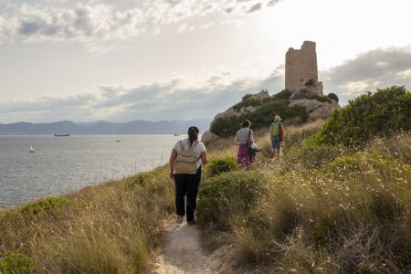 Sunset trekking on Sant’Elia hill in Cagliari