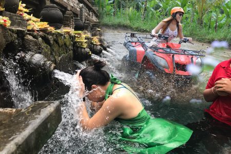 Ubud ATV Ride and Ritual Bathing at Tirta Empul Temple