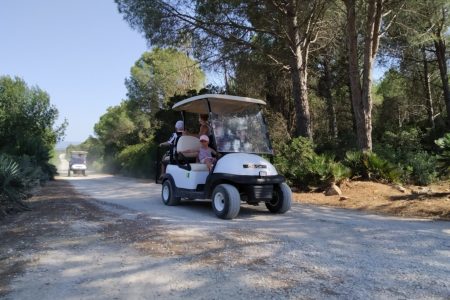 Tour by golf car in Porto Conte Park in Alghero