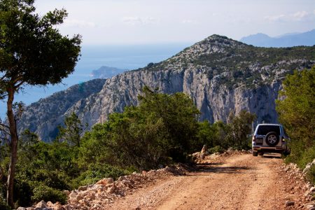 From Arbatax: 4-hour jeep tour of the Golgo Plateau in Baunei