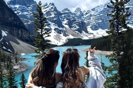 Moraine Lake, Lake Louise,Johnston Canyon&Banff Town from Calgary