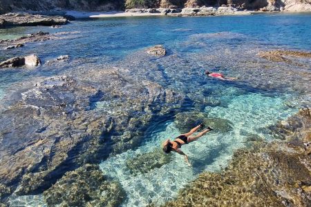 Snorkeling among the wild beaches of the Nurra from Alghero