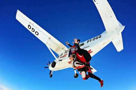 Double Parachute Jump Experience in Boituva – With Private Transport (Skydiving)