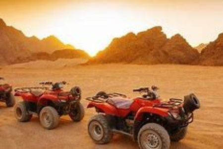 Quad bike desert safari at the Giza pyramids